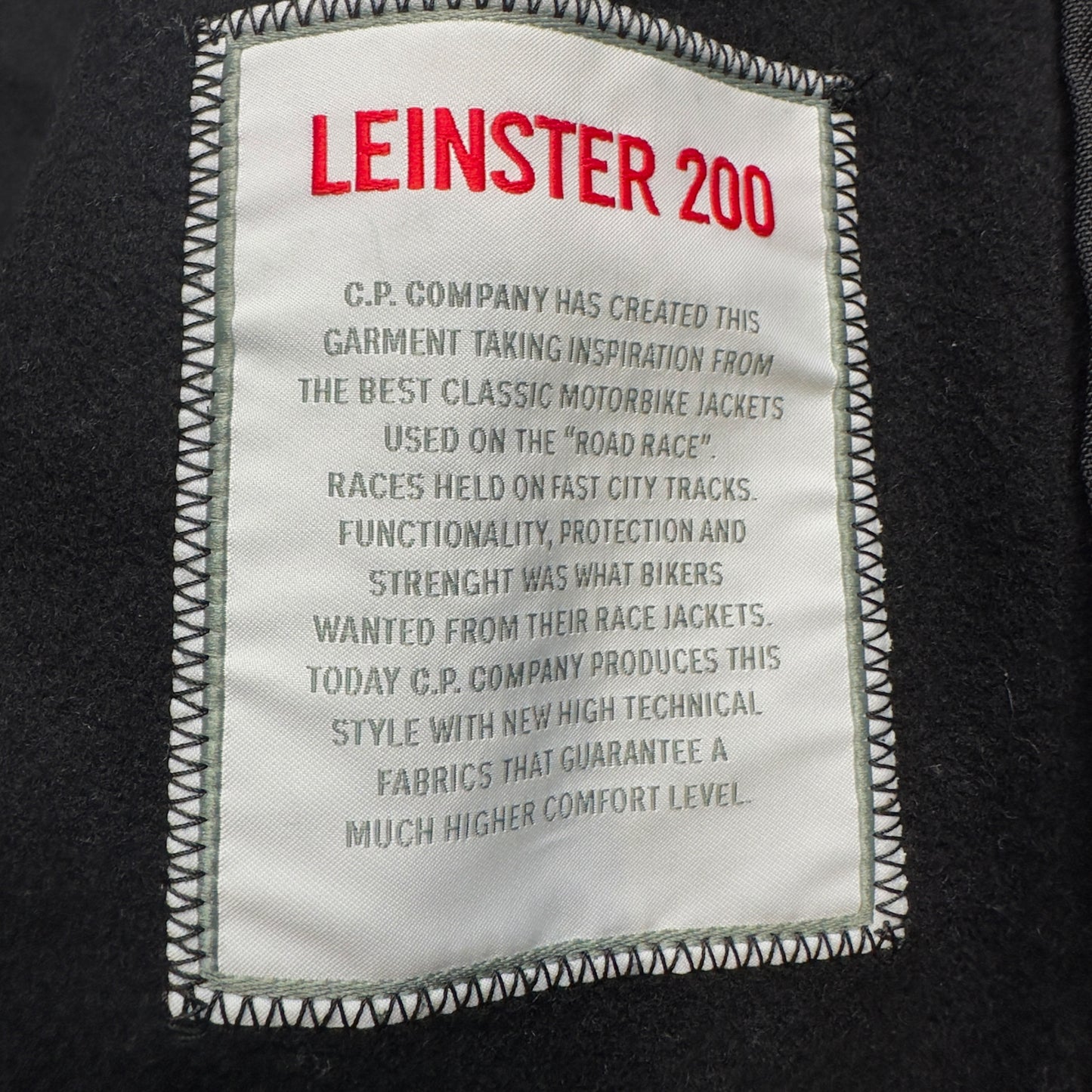 C.P. Company Leinster 200 Dynafil Goggle Jacket - Black