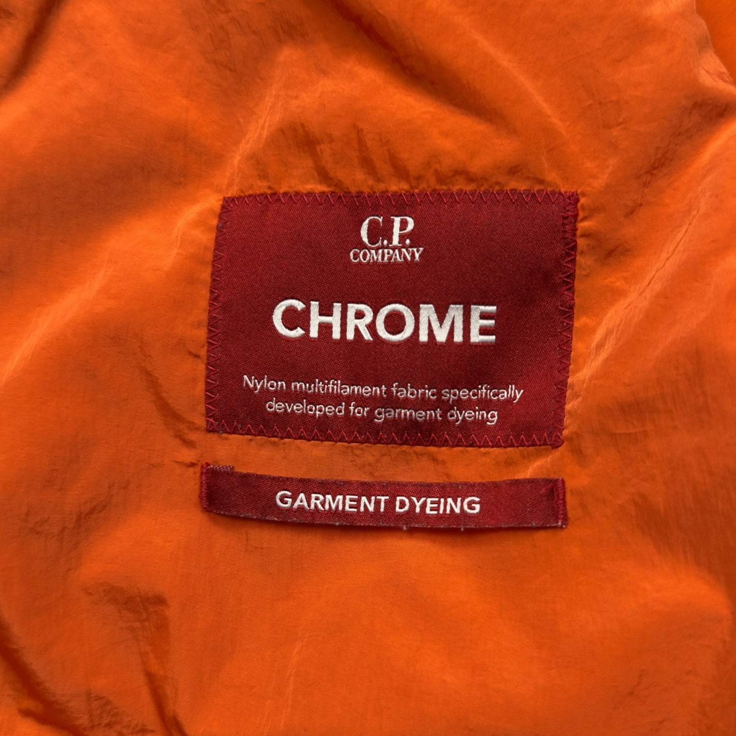 C.P. Company Chrome Nylon Goggle Jacket - Orange