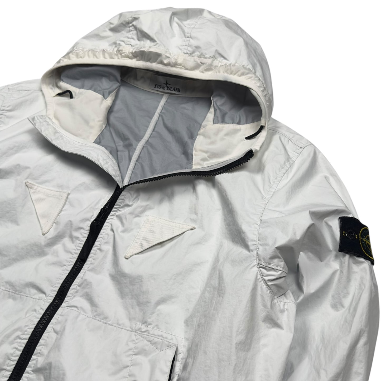 S/S 23 Stone Island Membrana 3L TC Jacket - White