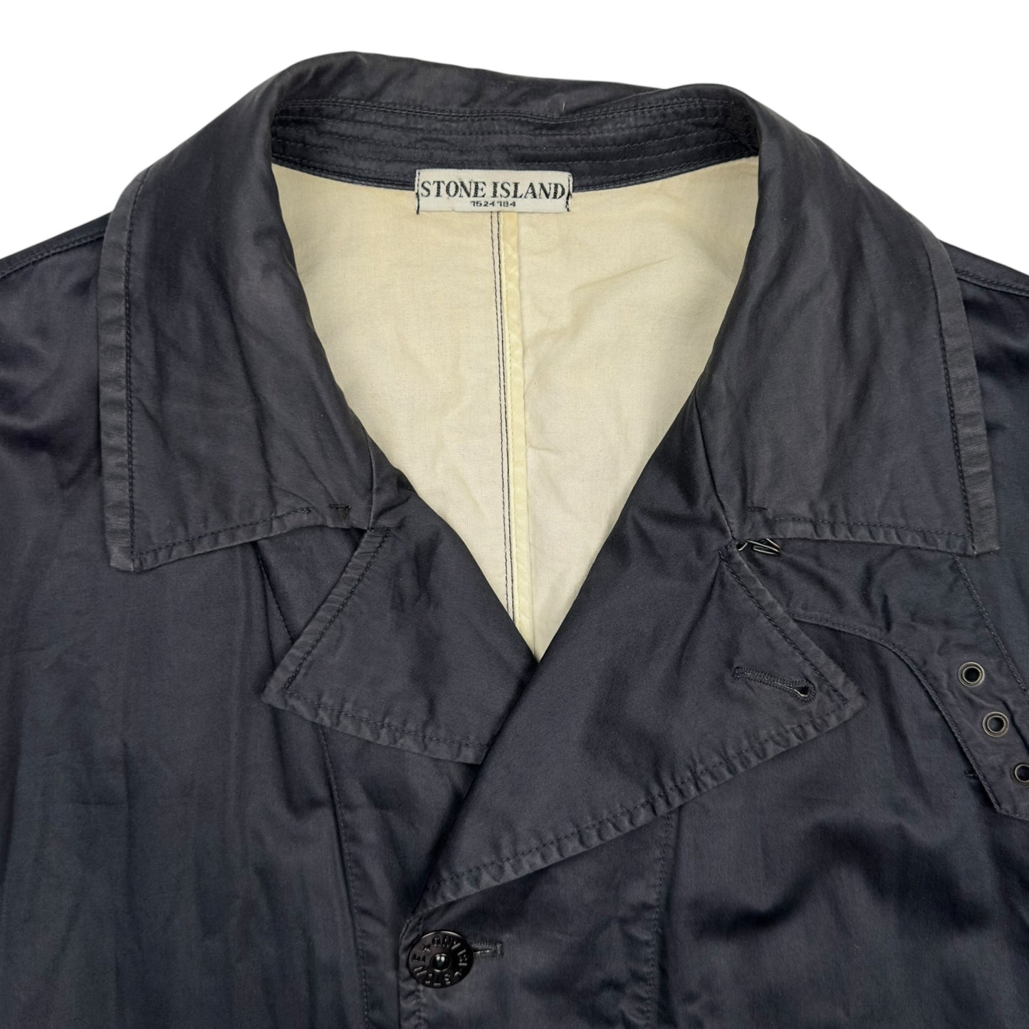 S/S 09 Stone Island Trench Coat - Navy