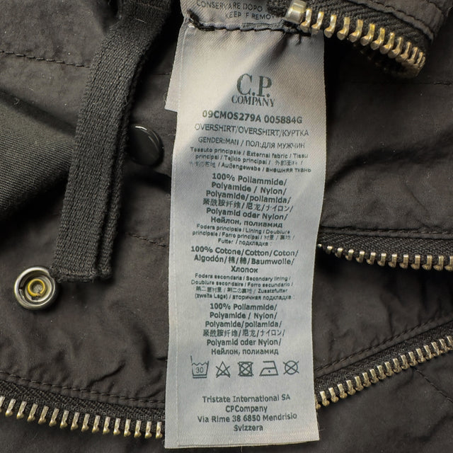 C.P. Company Microreps Nylon Overshirt – Black