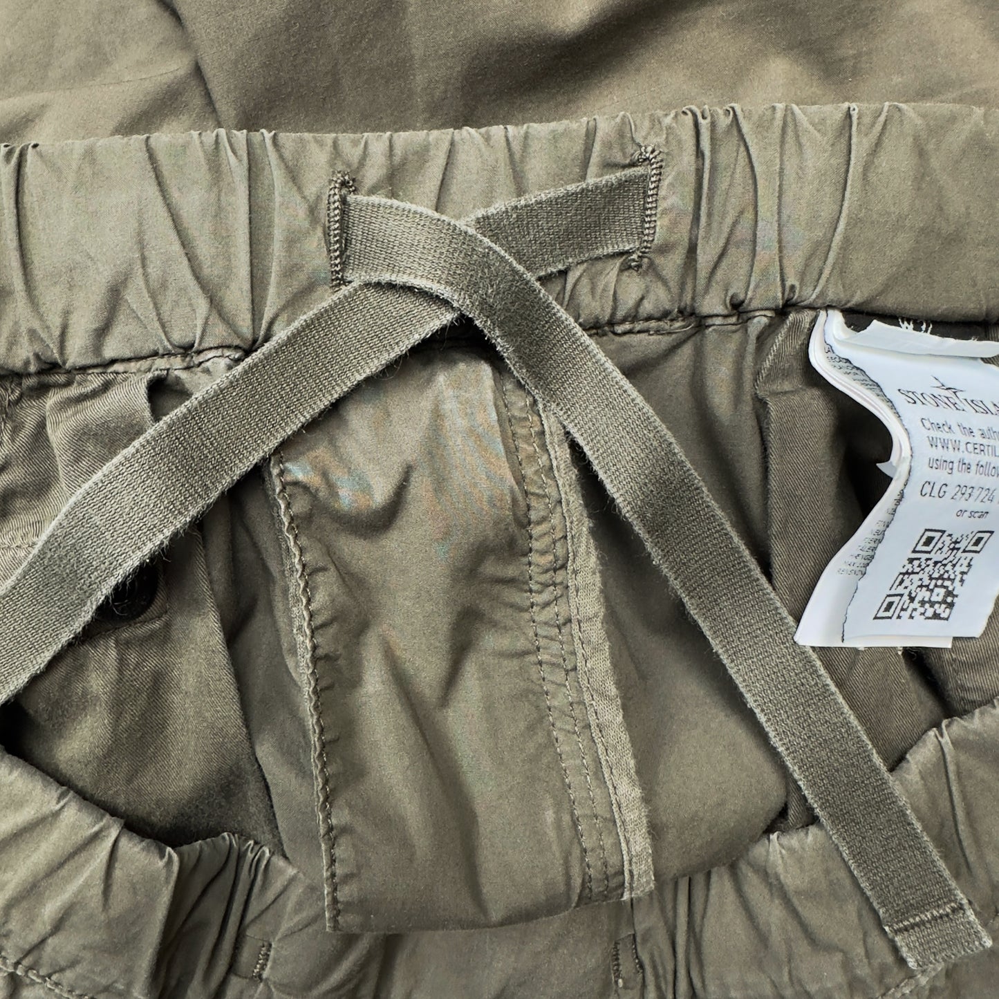 S/S 18 Stone Island Cotton Cargo Trousers - Khaki