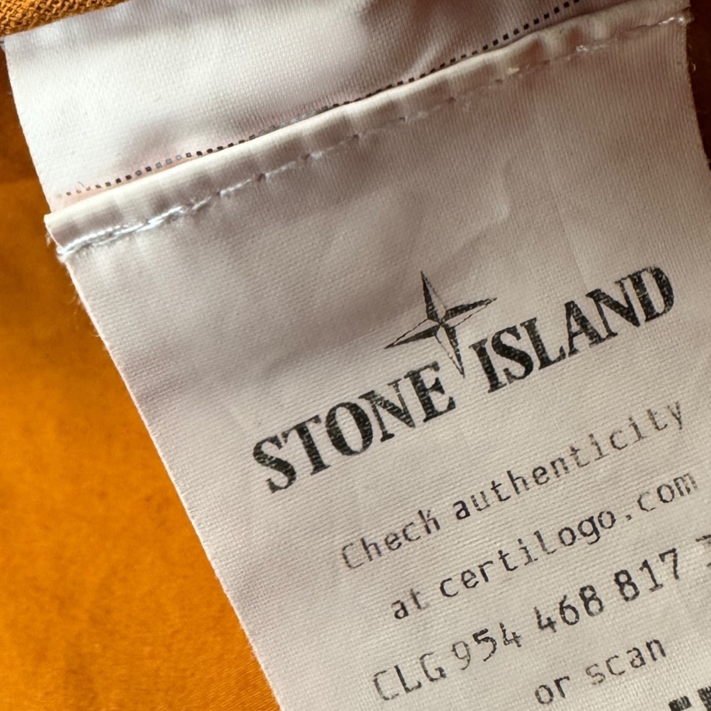 S/S 23 Stone Island Supima Cotton Twill Stretch-TC - Orange