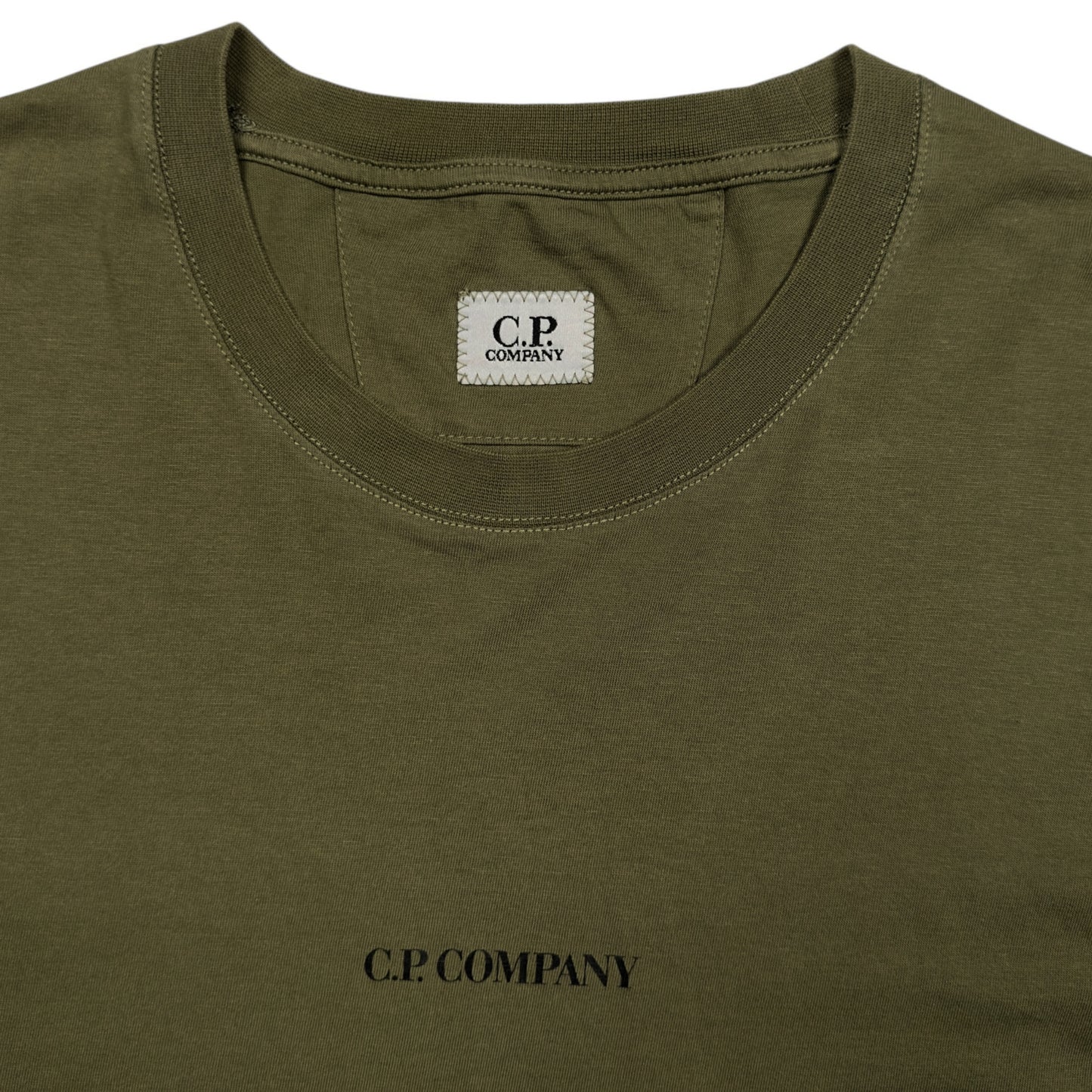 C.P. Company Spellout T-Shirt - Khaki
