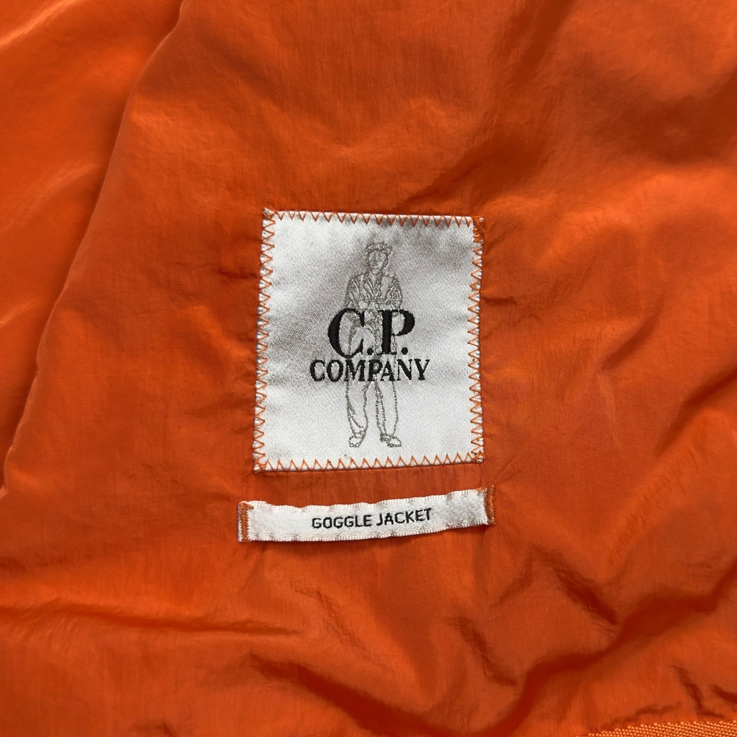 C.P. Company Chrome Nylon Goggle Jacket - Orange