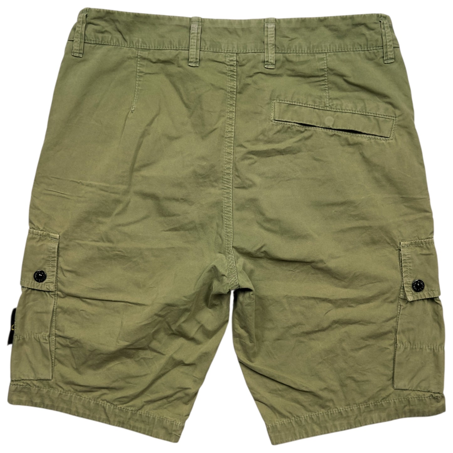 Stone Island Slim Fit Cargo Shorts - Tan