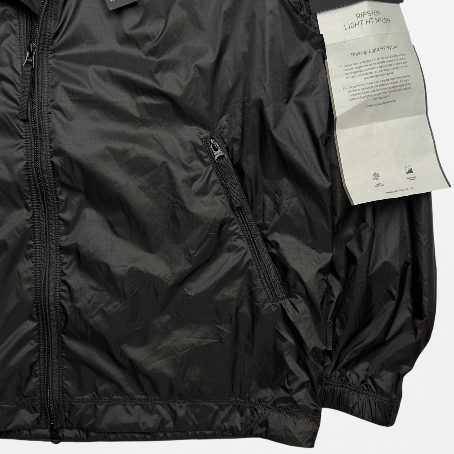 A/W 25 Stone Island Ripstop Light HT Nylon Windbreaker Jacket