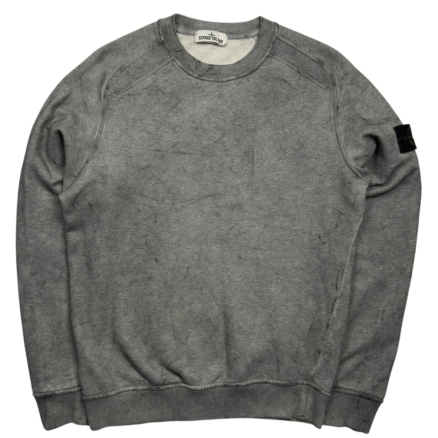 A/W 20 Stone Island Dust Colour Treatment Sweater - Grey