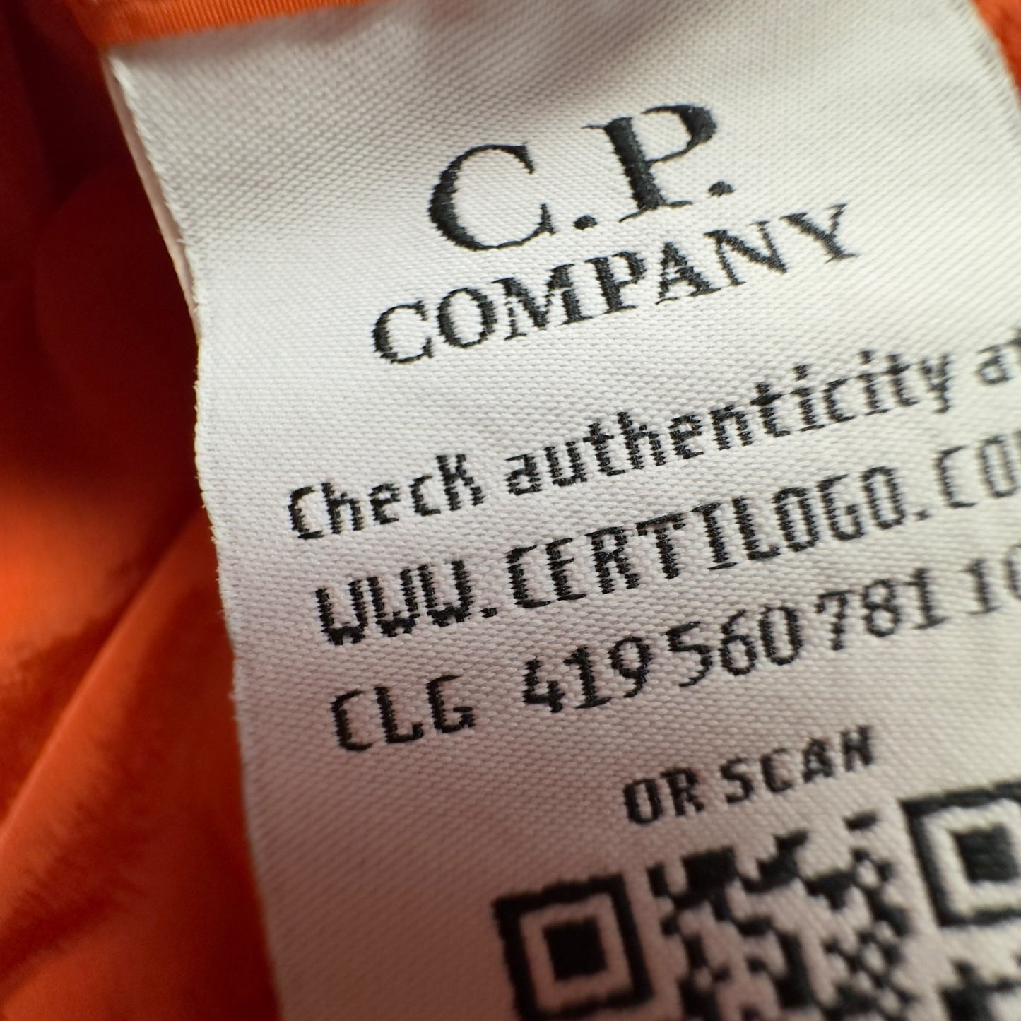 C.P. Company Chrome Nylon Goggle Jacket - Orange