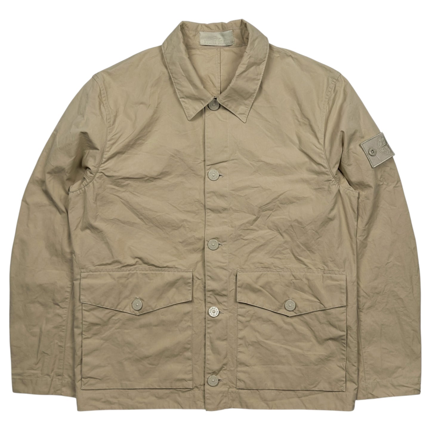 S/S 23 Stone Island O-Ventile Ghost Jacket - Beige