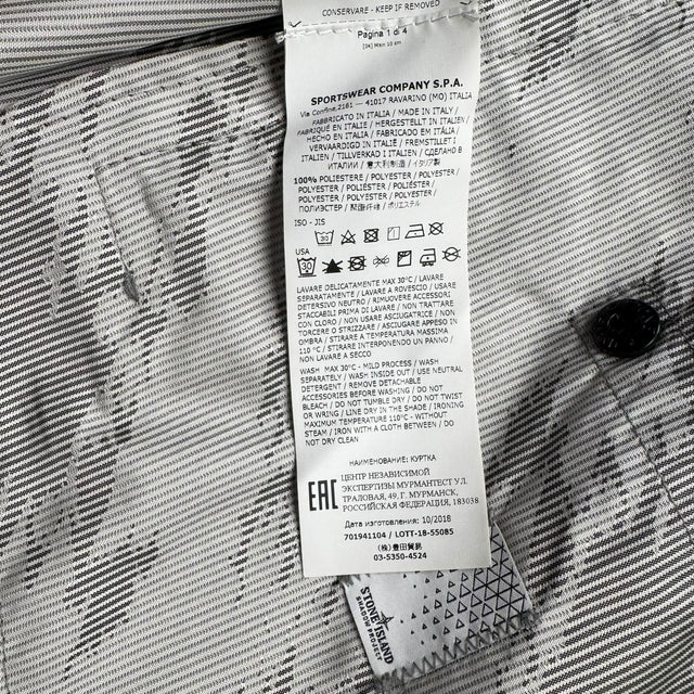 S/S 19 Stone Island Shadow Project Lenticular Jacquard