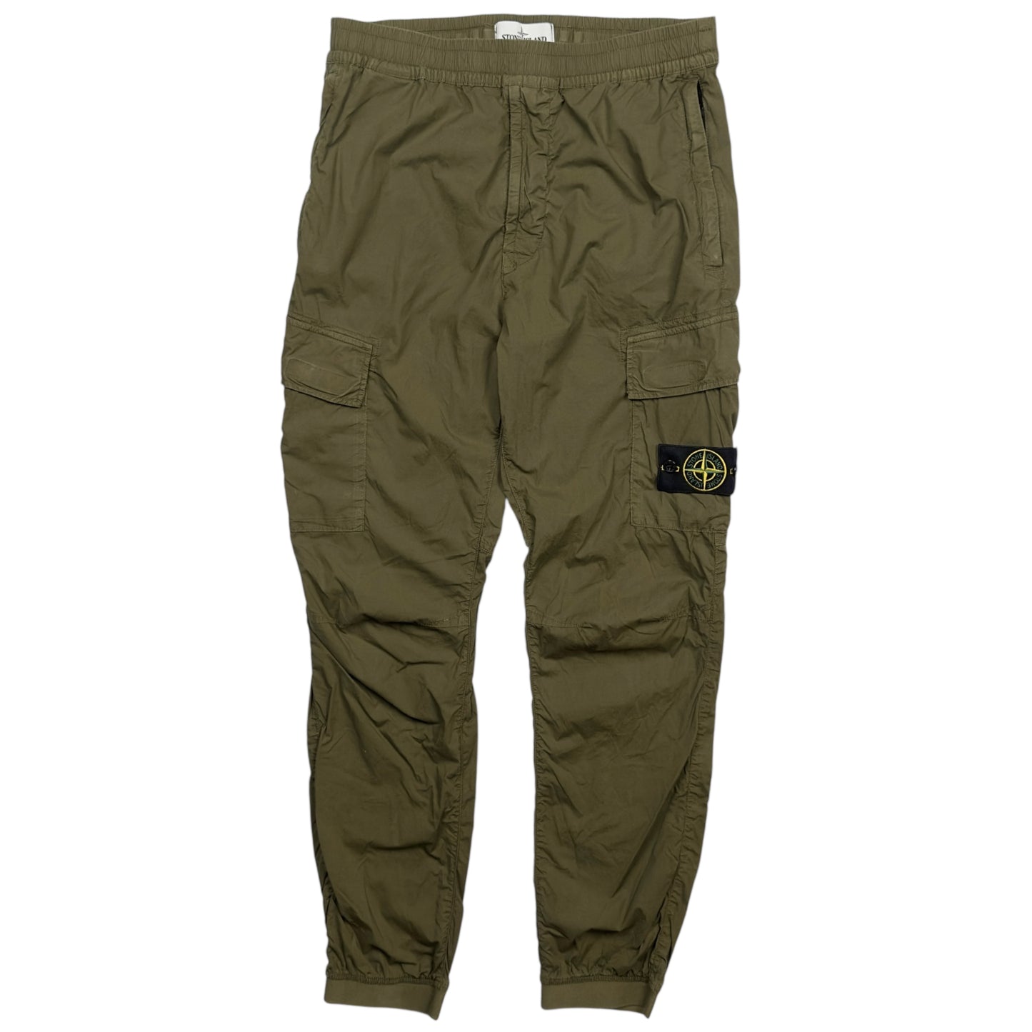 S/S 21 Stone Island Stretch Cotton Cargo Trousers 31 RE-T