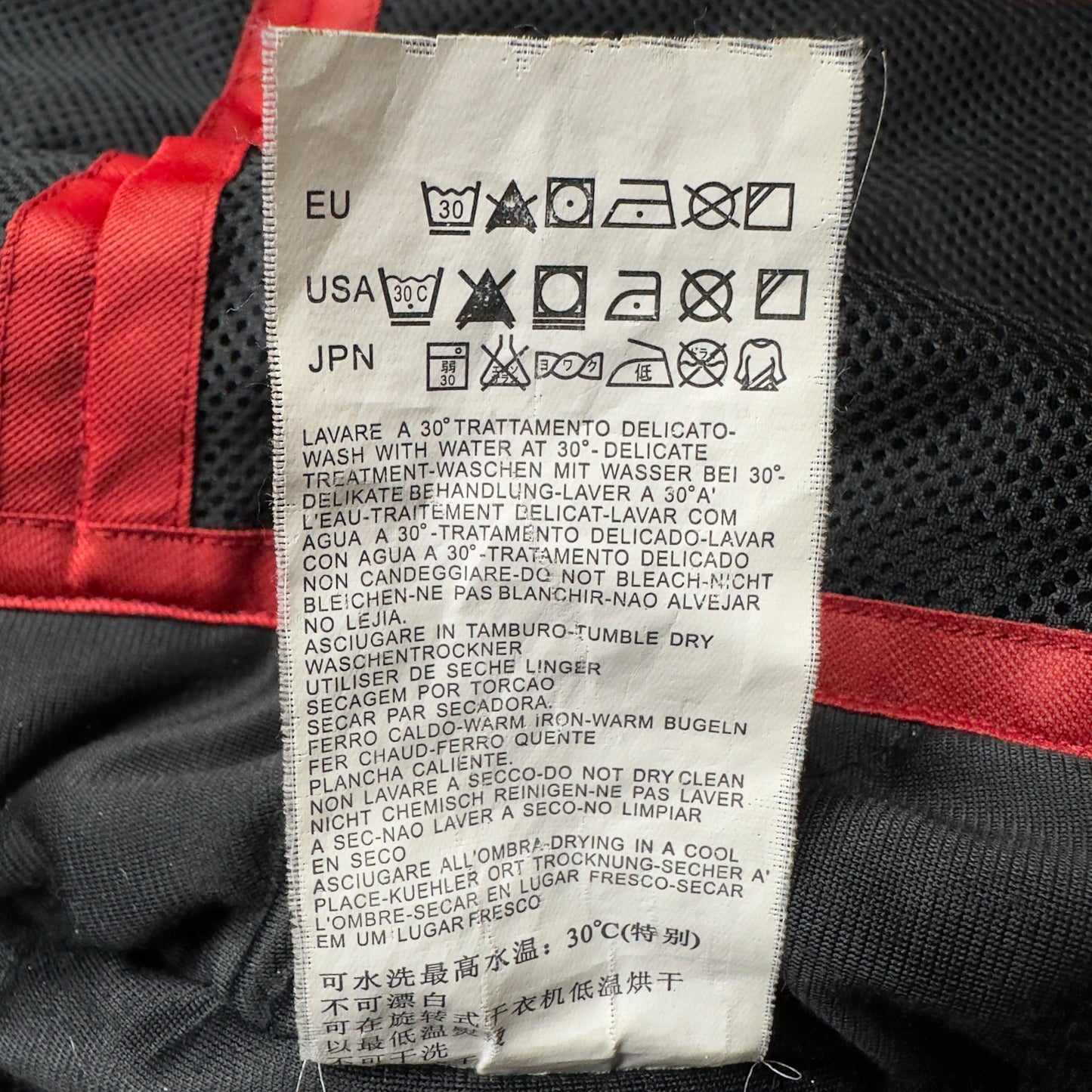 A/W 09 Stone Island Quilted Membrane Jacket - Red