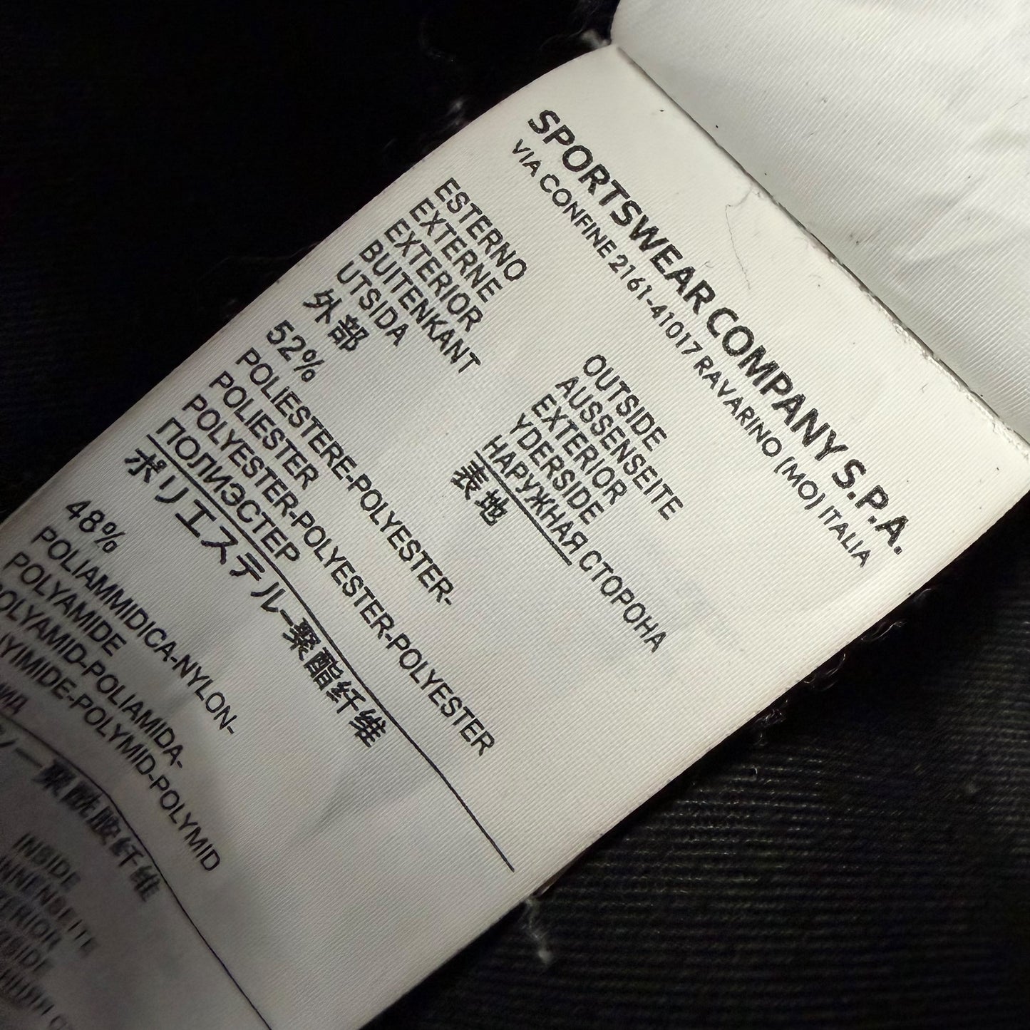 A/W 13 Stone Island Micro Reps Down Puffer Jacket - Black