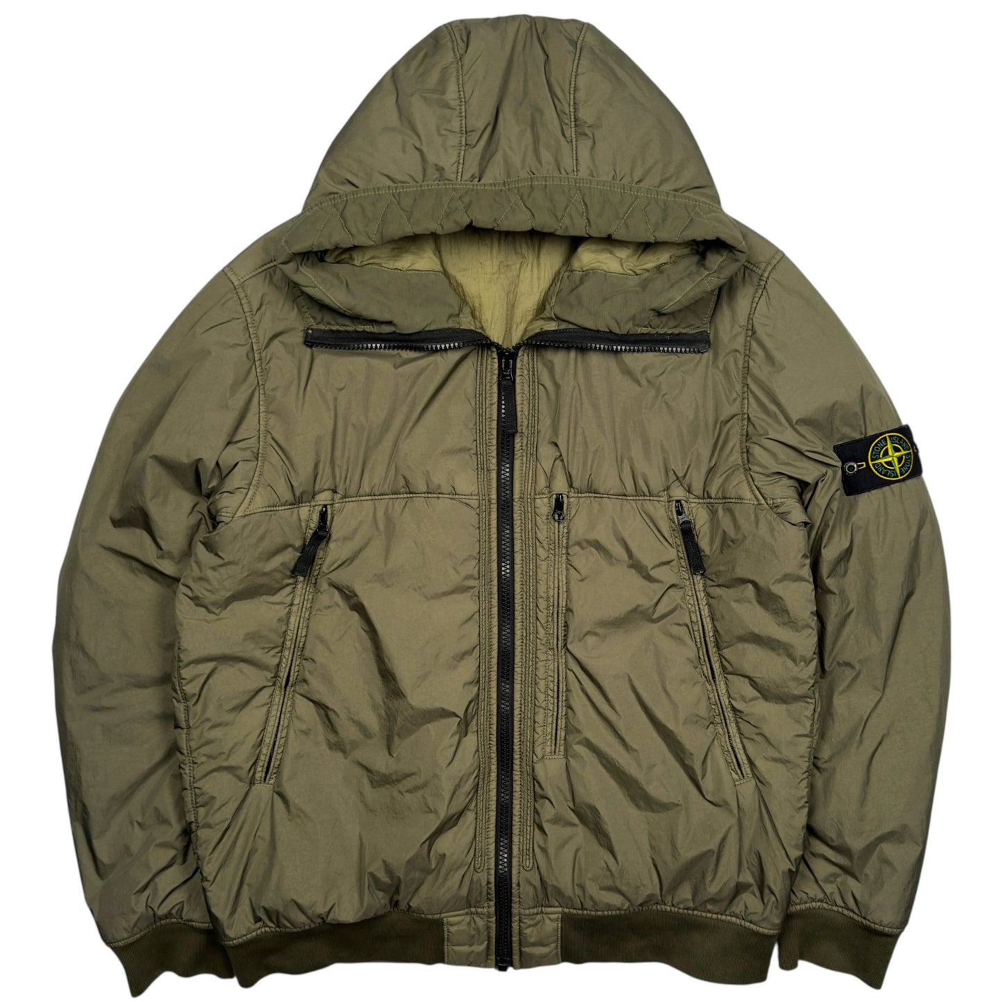 A/W 19 Stone Island Crinkle Reps NY Jacket - Khaki