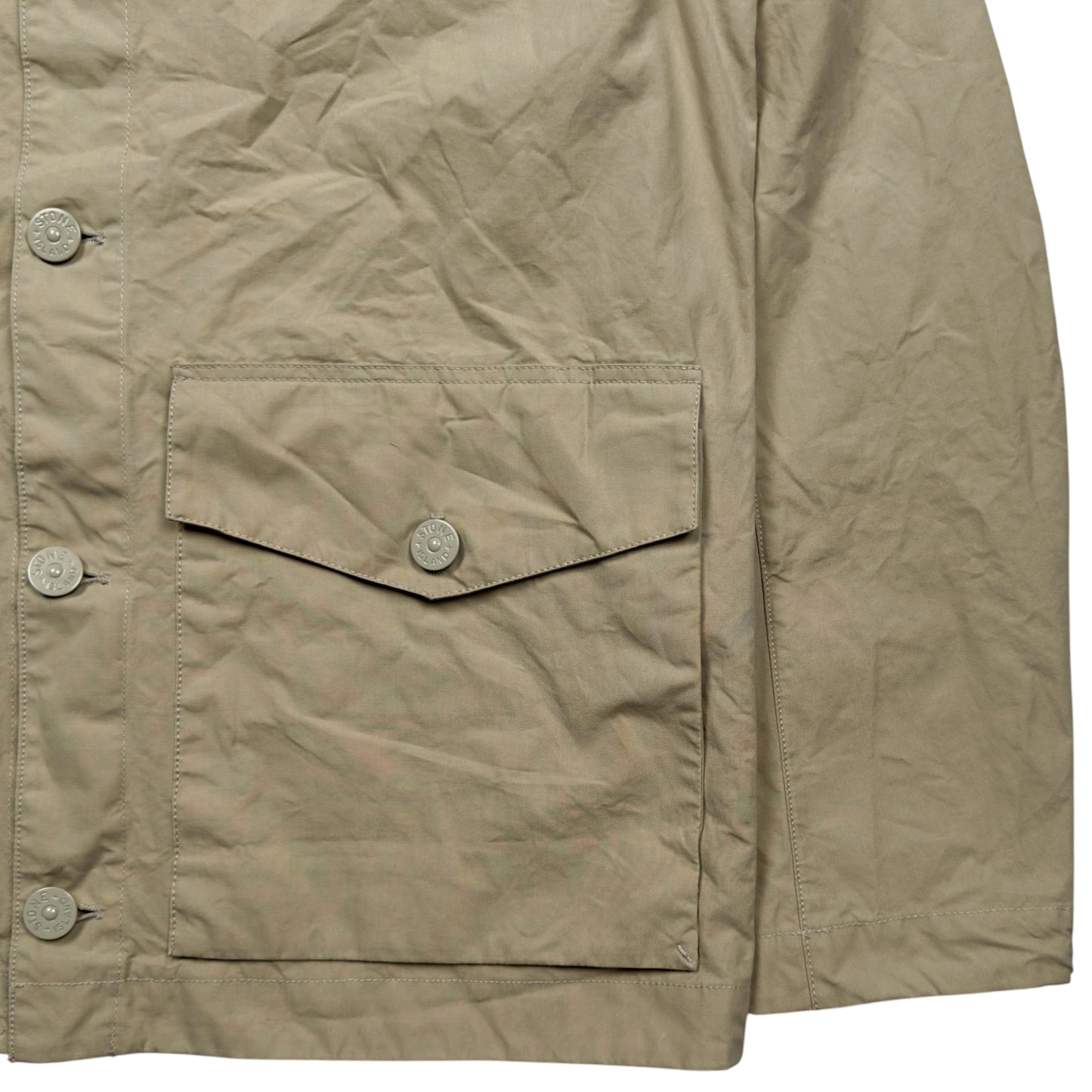 S/S 23 Stone Island O-Ventile Ghost Jacket - Beige