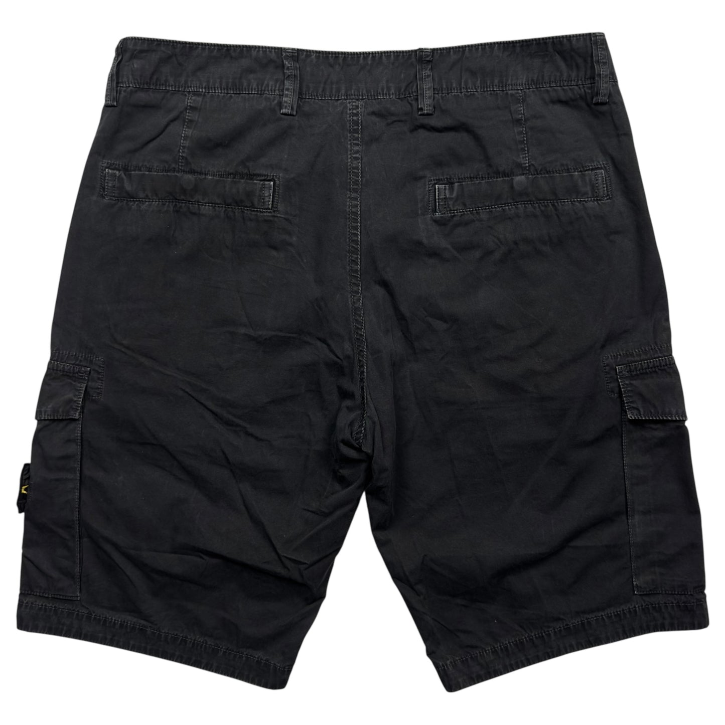 S/S 17 Stone Island Cargo Shorts - Black