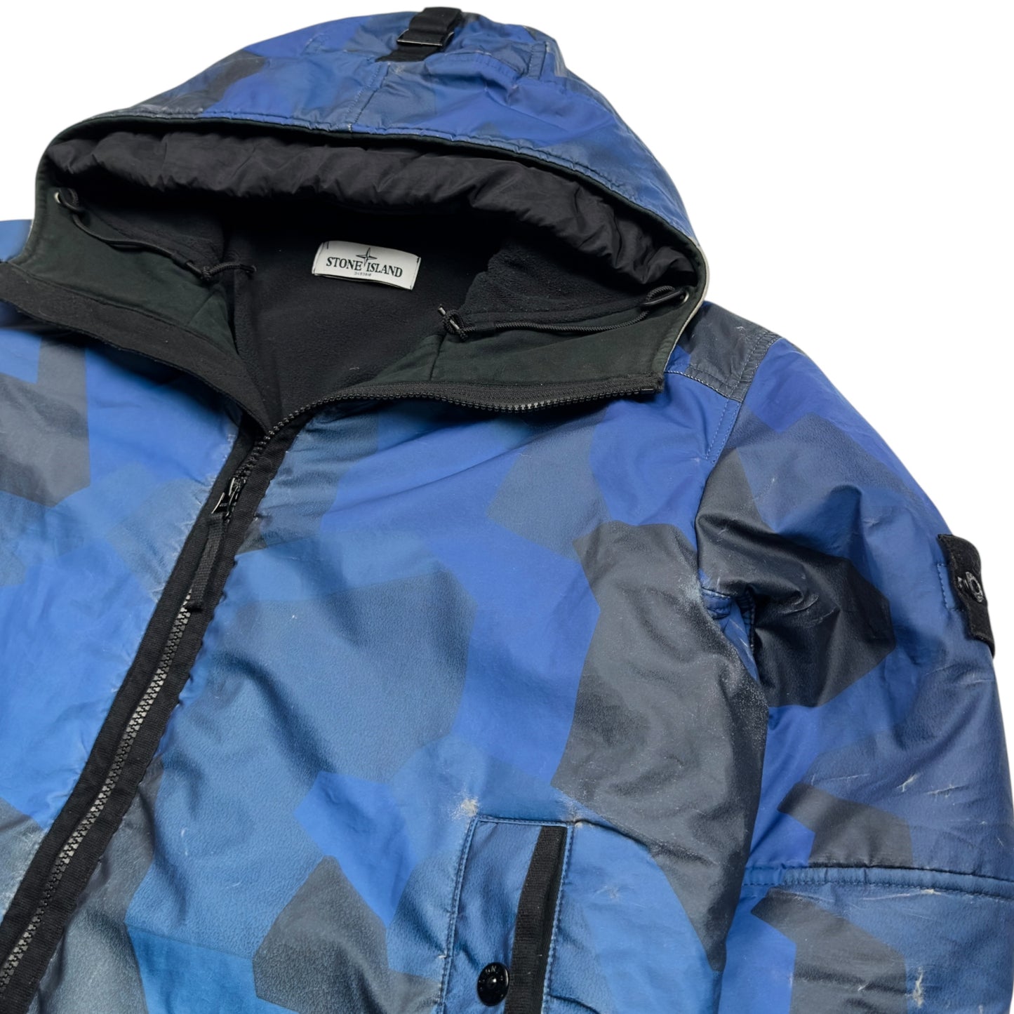 A/W 12 Stone Island Reflective Camouflage Jacket - Blue