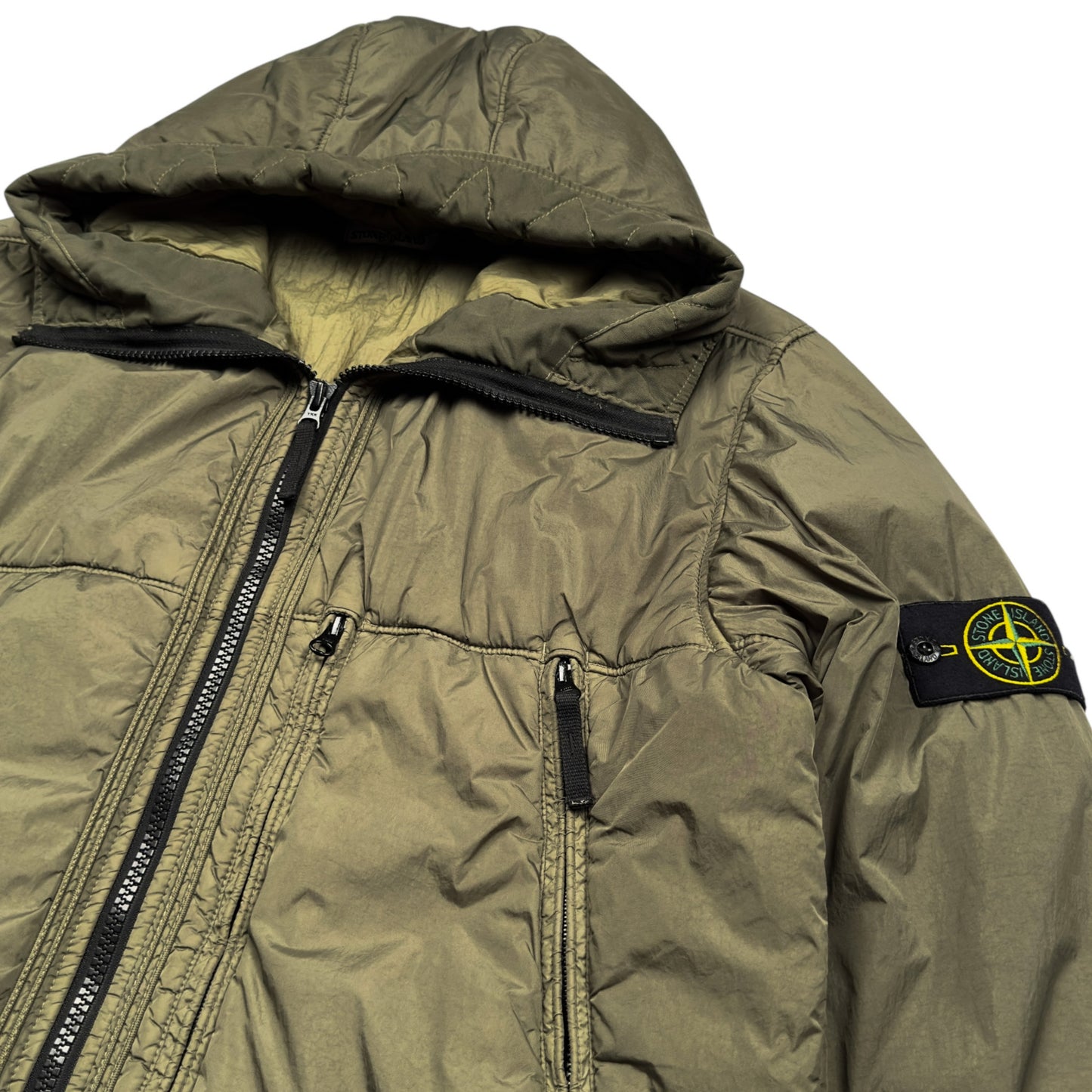 A/W 19 Stone Island Crinkle Reps NY Jacket - Khaki