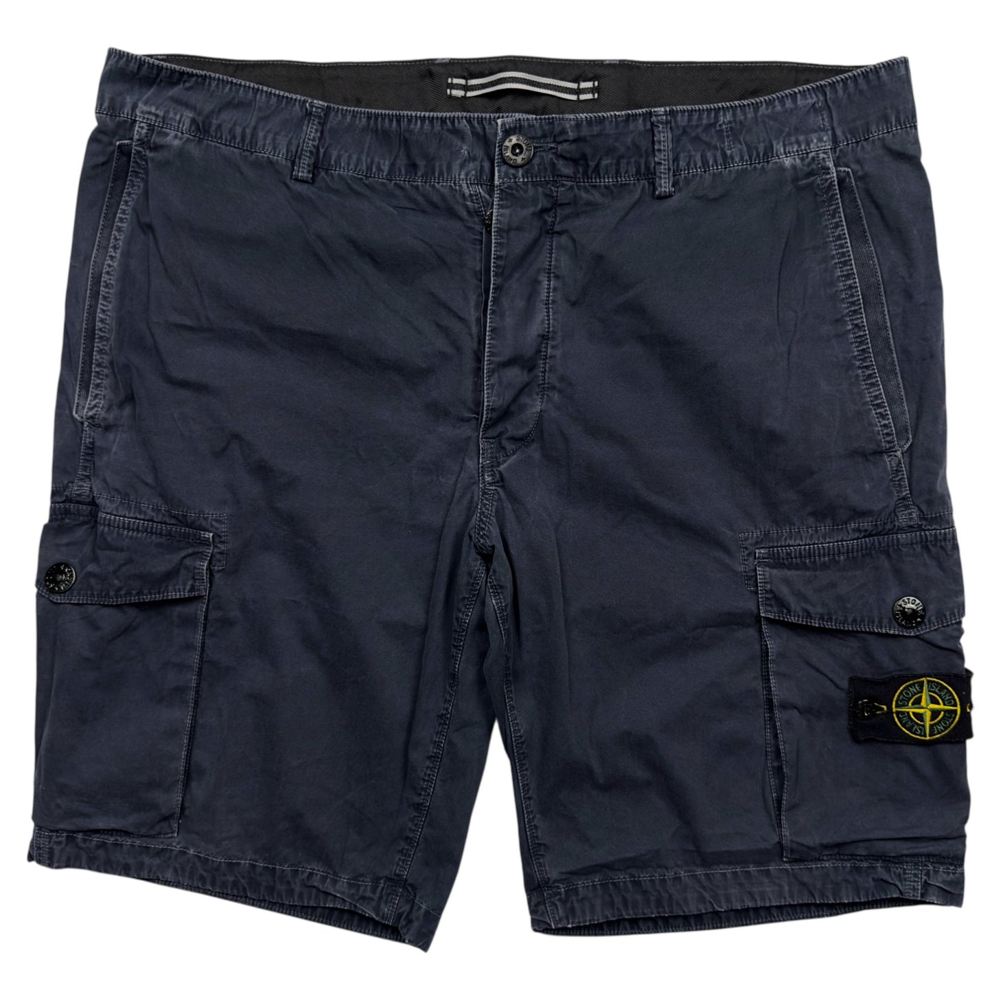 S/S 17 Stone Island Cargo Shorts - Navy