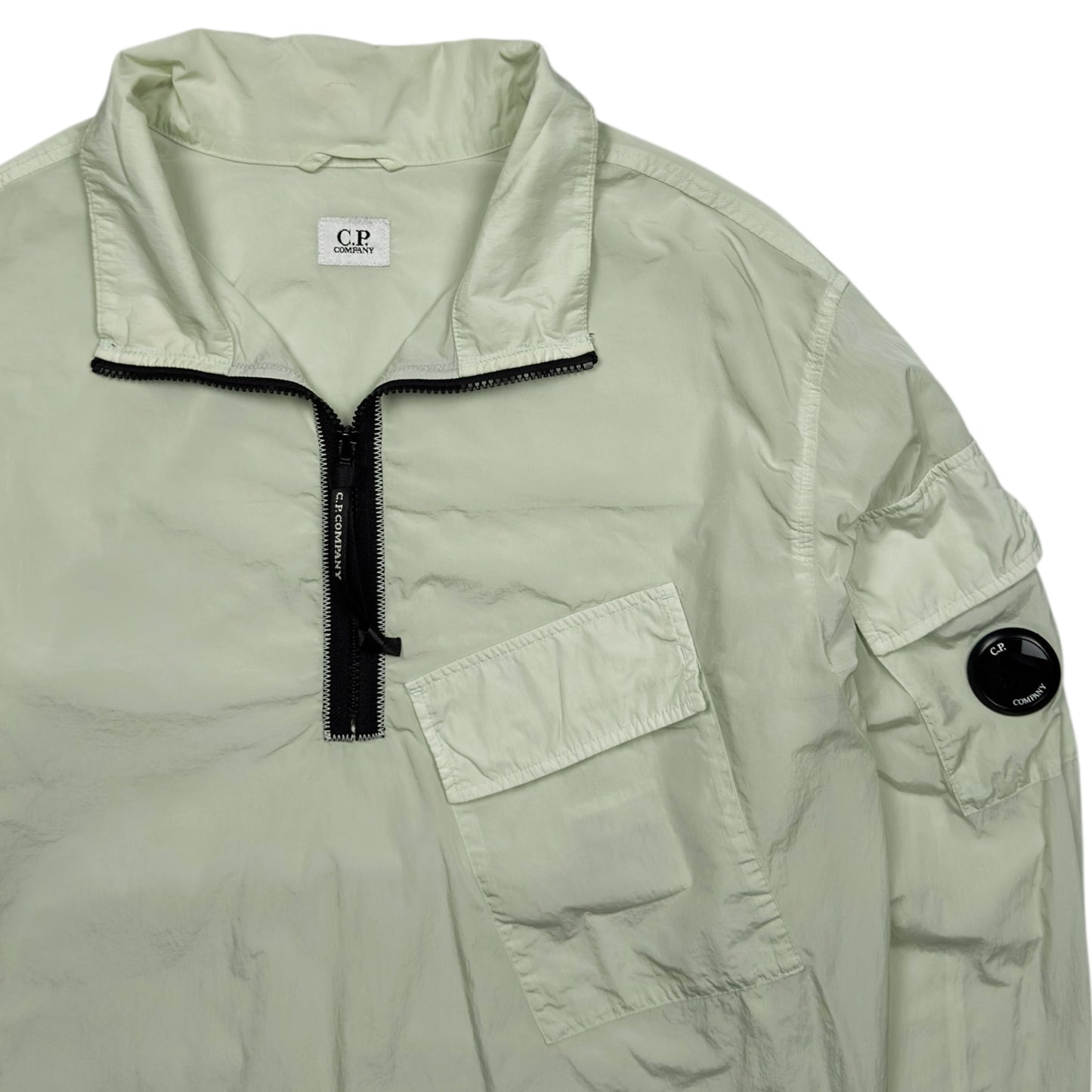 C.P. Company Chrome Quarter Zip Smock - Light Green