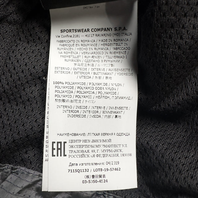 A/W 19 Stone Island Nylon Metal Watro Ripstop Windbreaker Jacket - Dark Grey