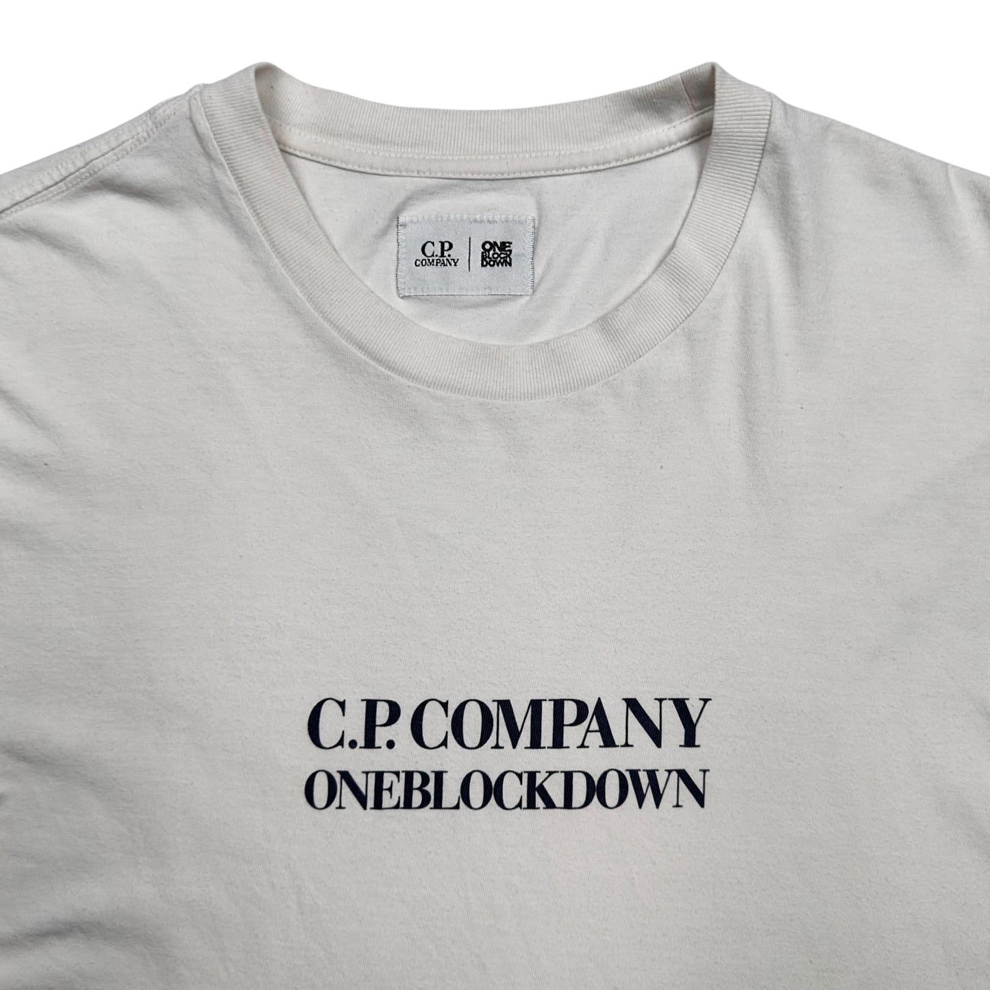 C.P. Company x One Block Down T-Shirt - Off White