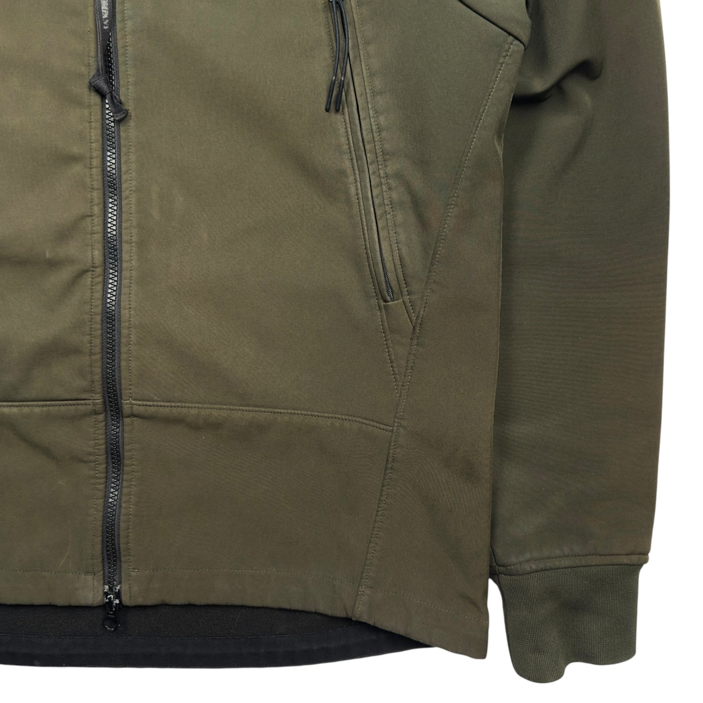 C.P. Company Soft Shell Goggle Jacket - Khaki