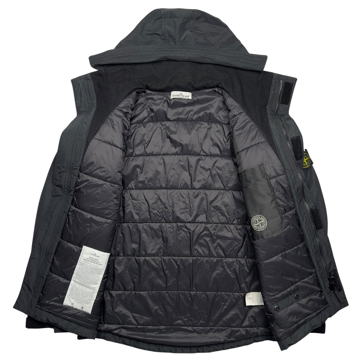 A/W 18 Stone Island Micro Reps with Primaloft Jacket - Black