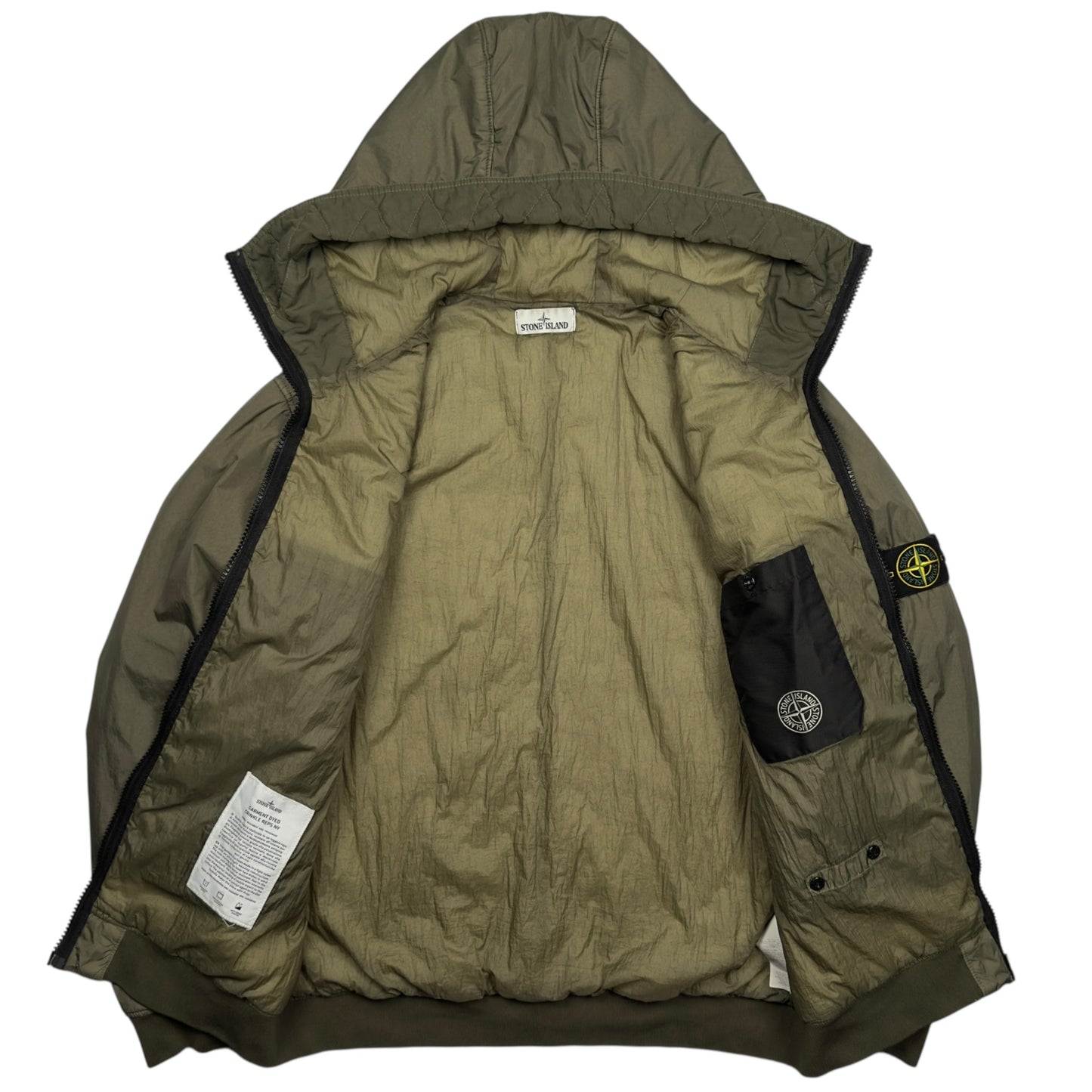 A/W 19 Stone Island Crinkle Reps NY Jacket - Khaki