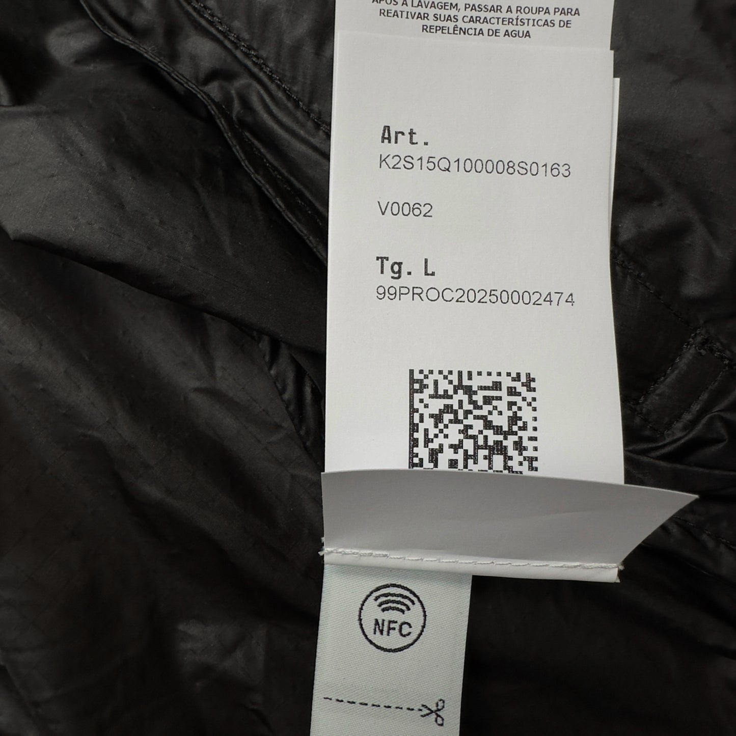 A/W 25 Stone Island Ripstop Light HT Nylon Windbreaker Jacket