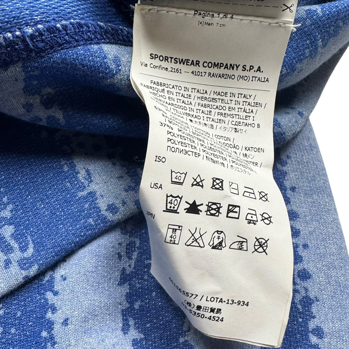 S/S 14 Stone Island Maze Camo Crewneck Sweater