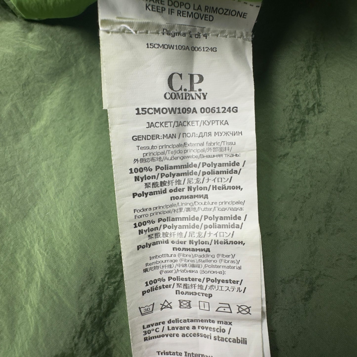 C.P. Company GDP Primaloft Goggle Hooded Jacket