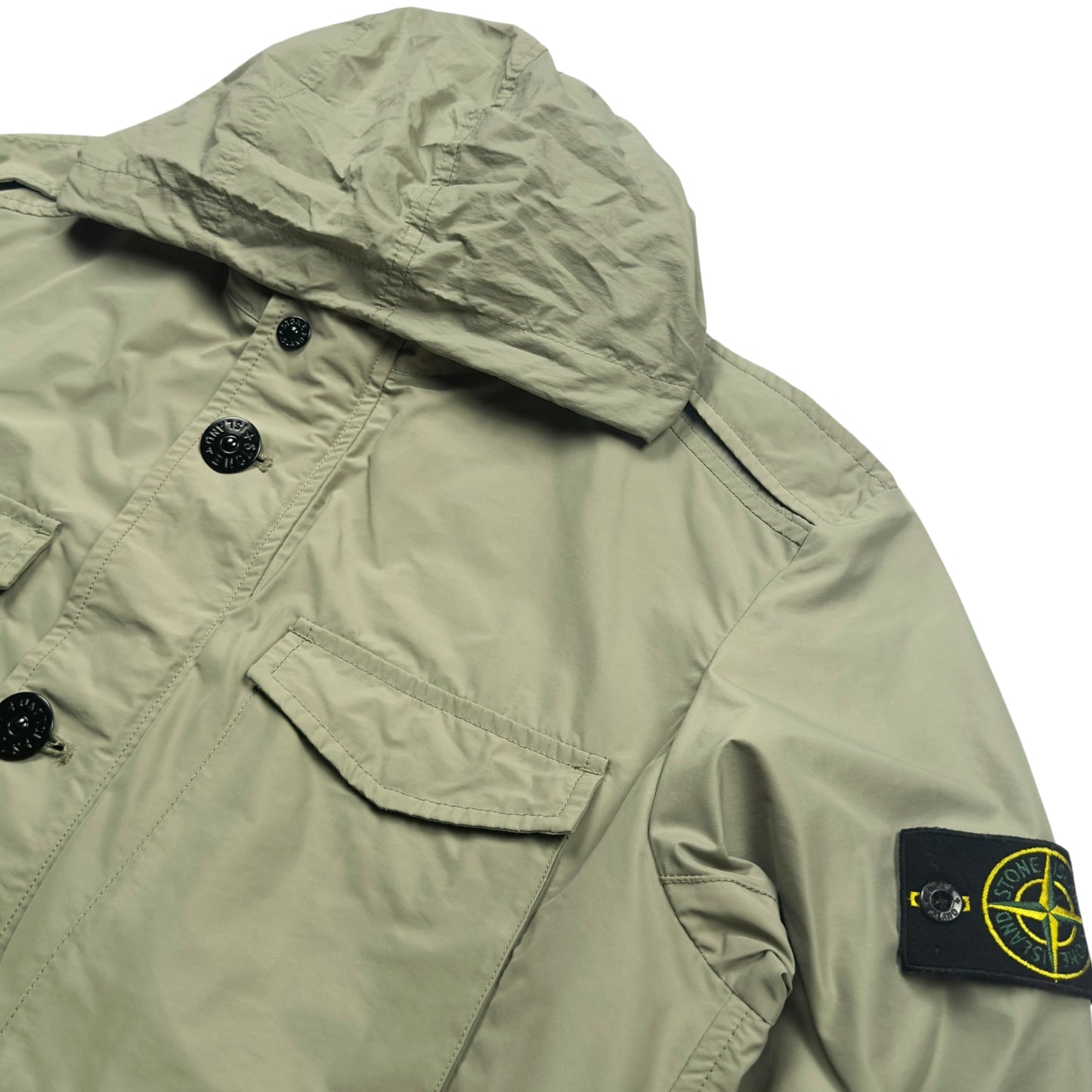 S/S 15 Stone Island Micro Reps Field Jacket - Green