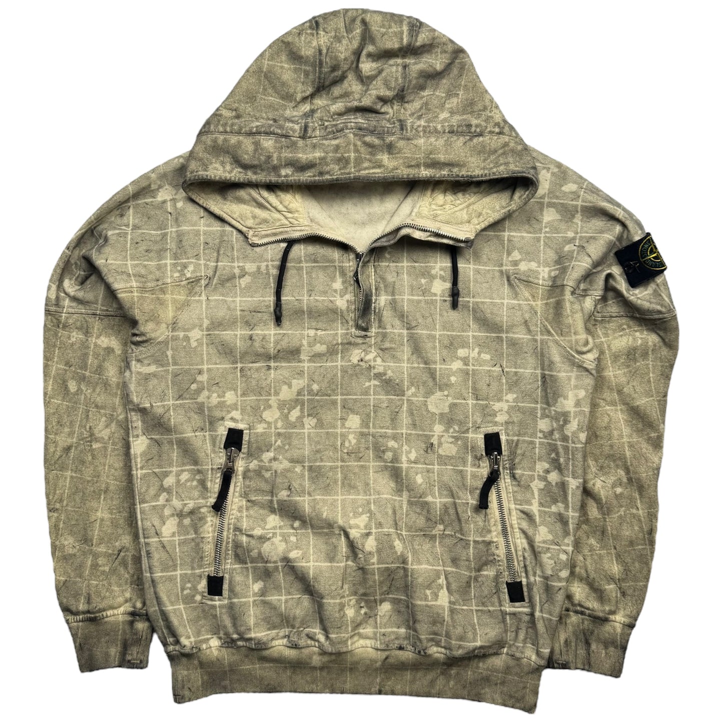 A/W 20 Stone Island Ghillie Laser Camo Dust Treated Hoodie