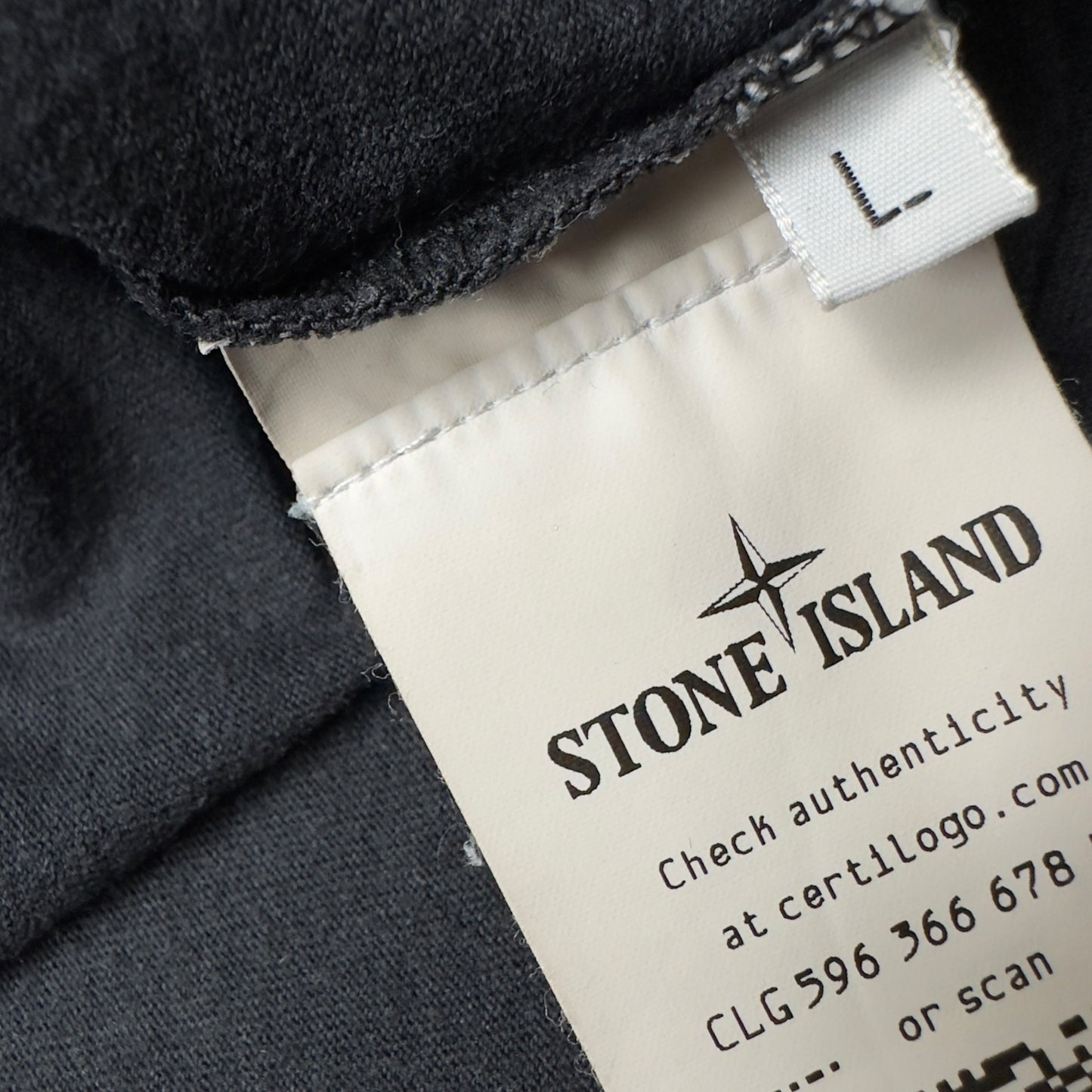 A/W 21 Stone Island "Mixed Media One" T-Shirt - Black