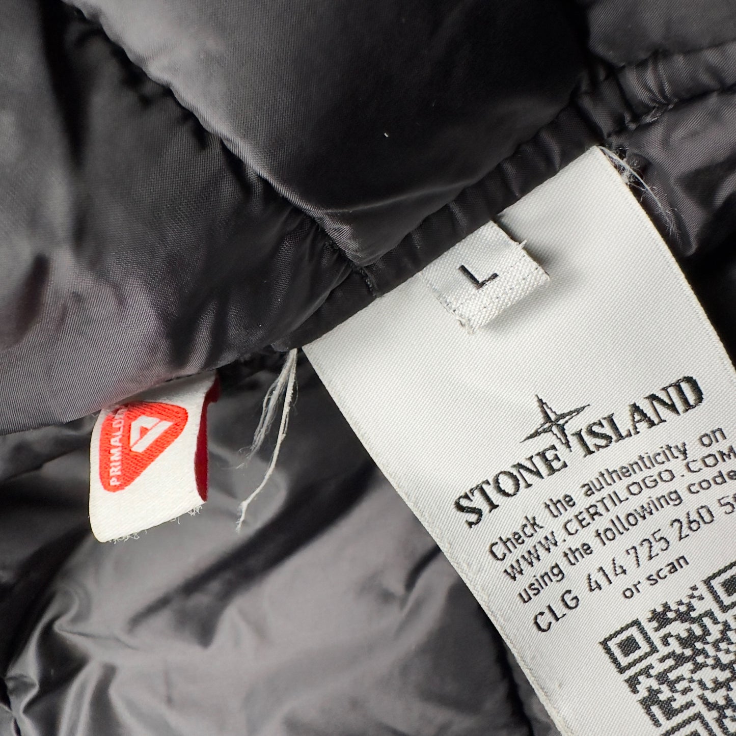 A/W 18 Stone Island Micro Reps with Primaloft Jacket - Black