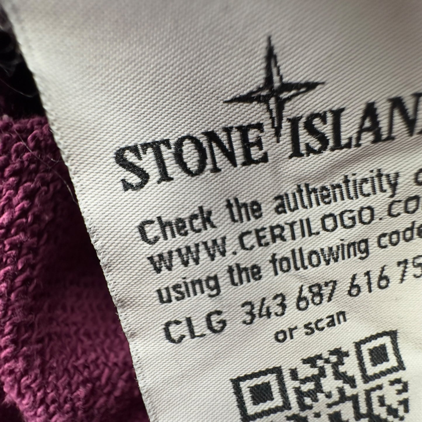 S/S 15 Stone Island Patch Sweater - Purple