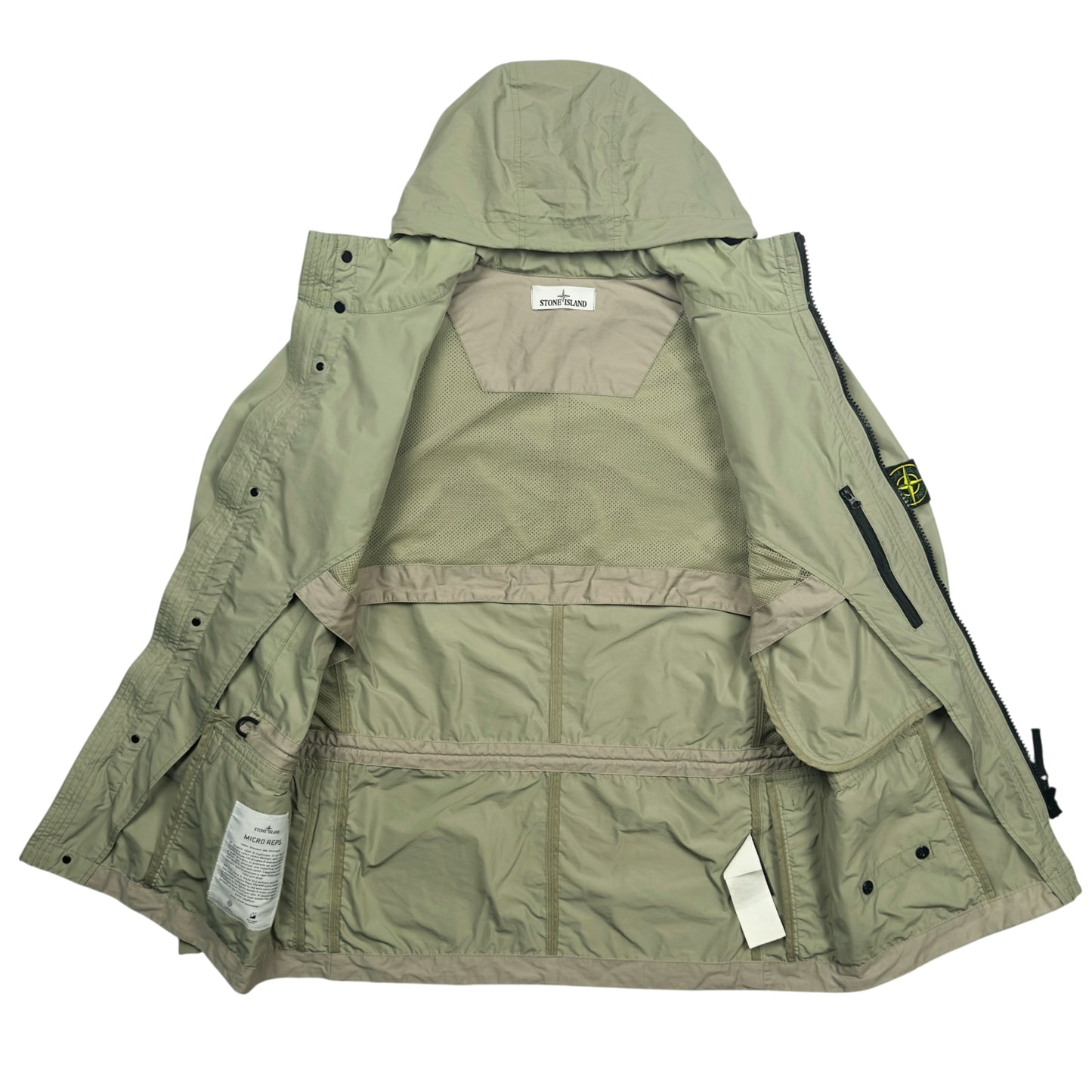 S/S 15 Stone Island Micro Reps Field Jacket - Green