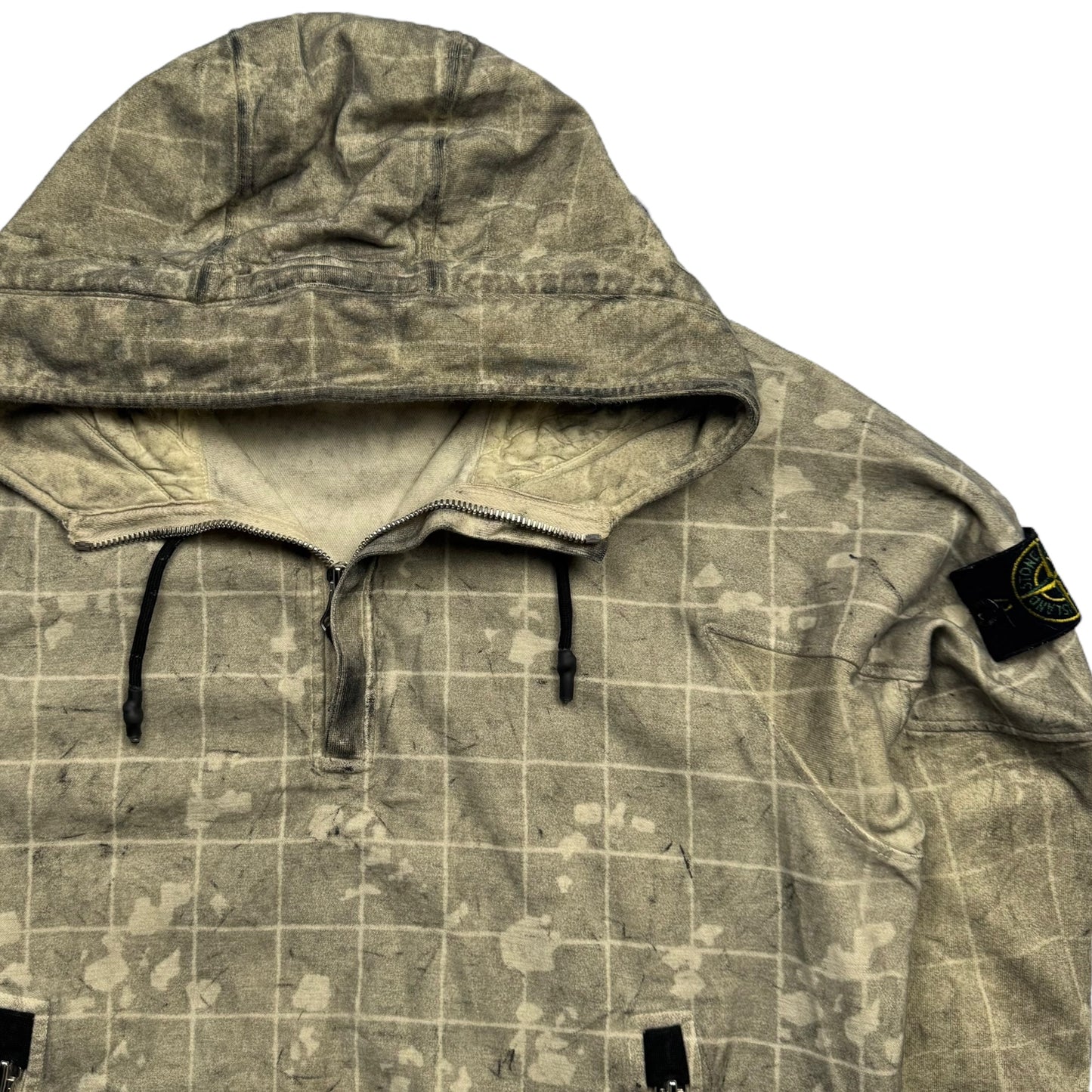 A/W 20 Stone Island Ghillie Laser Camo Dust Treated Hoodie