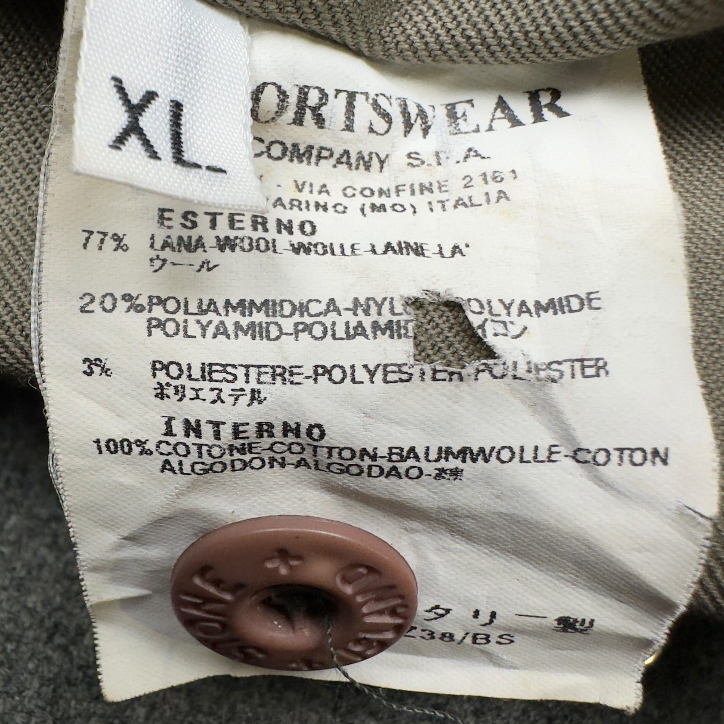 A/W 01 Stone Island Pea Coat