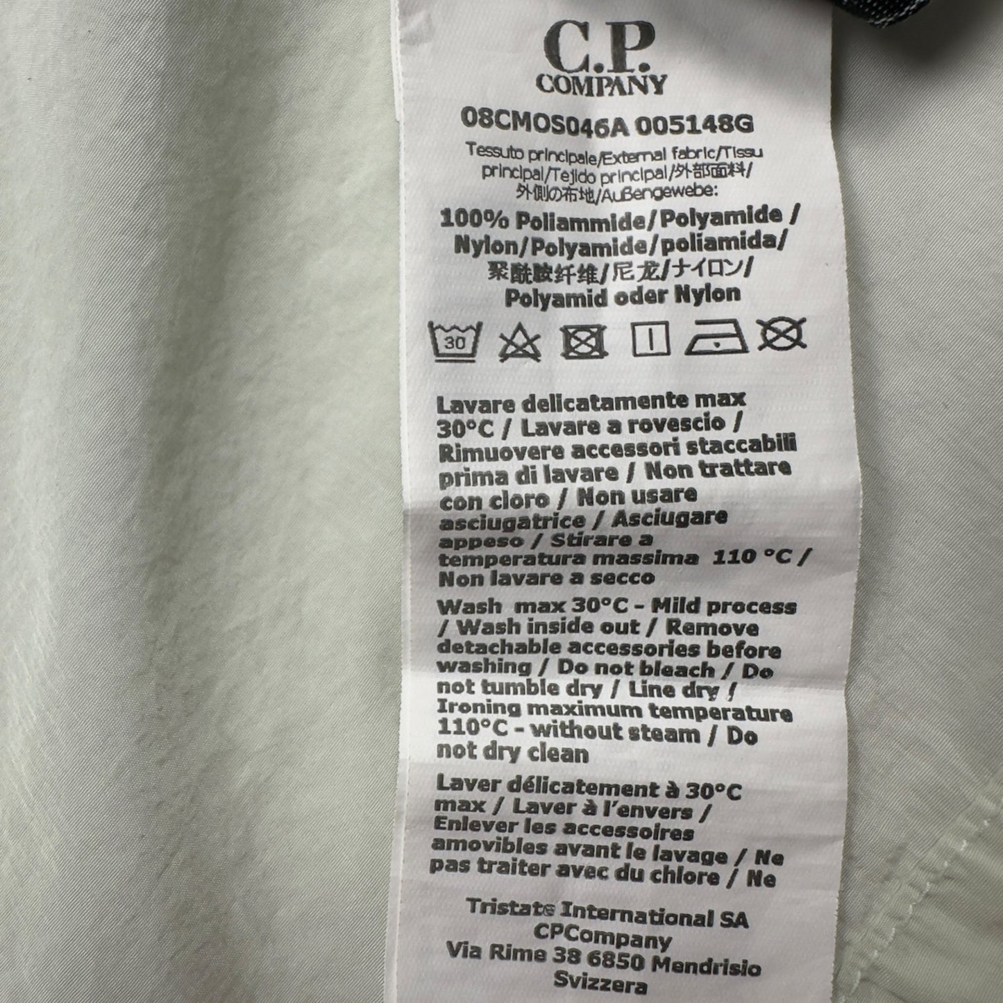 C.P. Company Chrome Quarter Zip Smock - Light Green