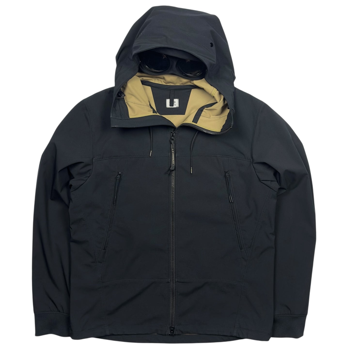 C.P. Company Soft Shell Goggle Jacket - Black
