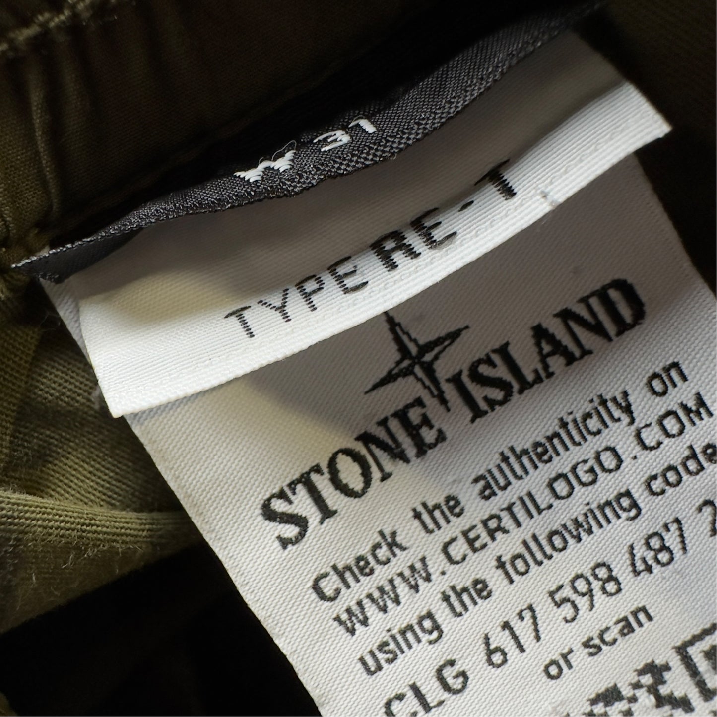 S/S 21 Stone Island Stretch Cotton Cargo Trousers 31 RE-T
