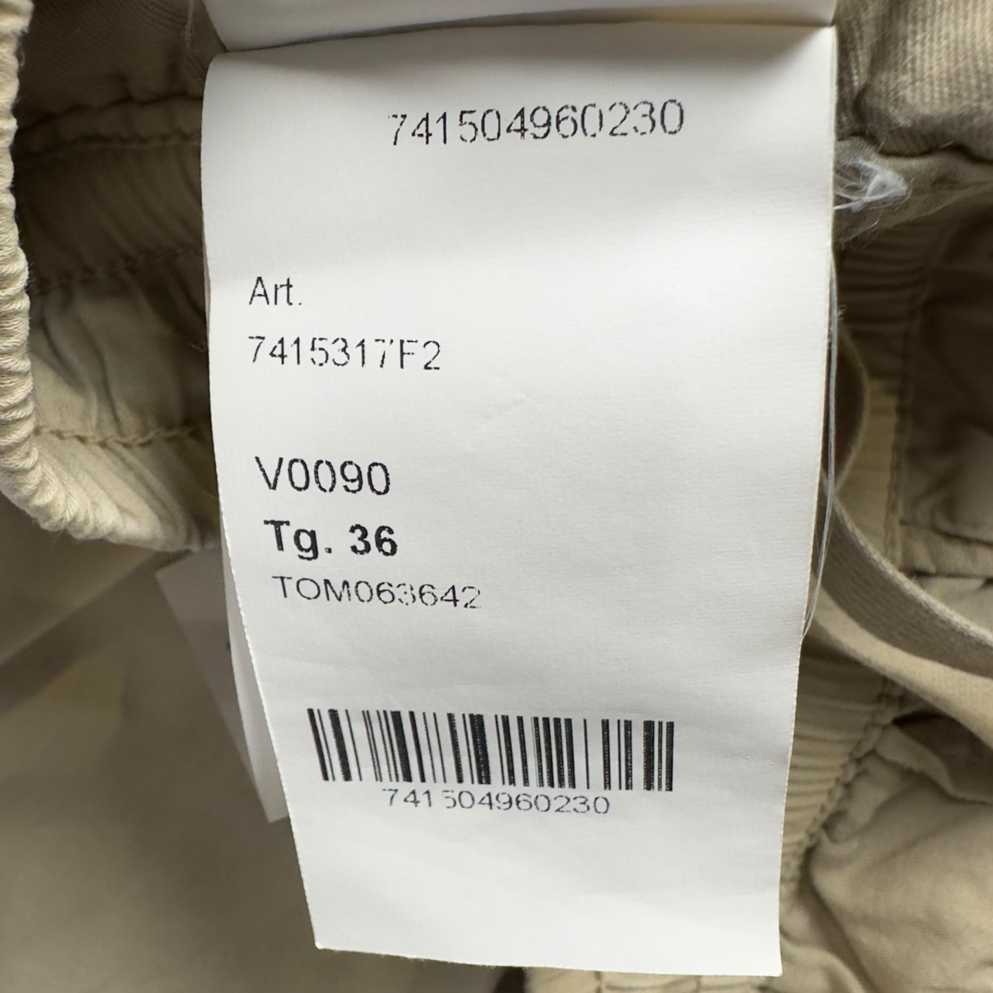 S/S 21 Stone Island Ghost Cargo Trousers - Beige