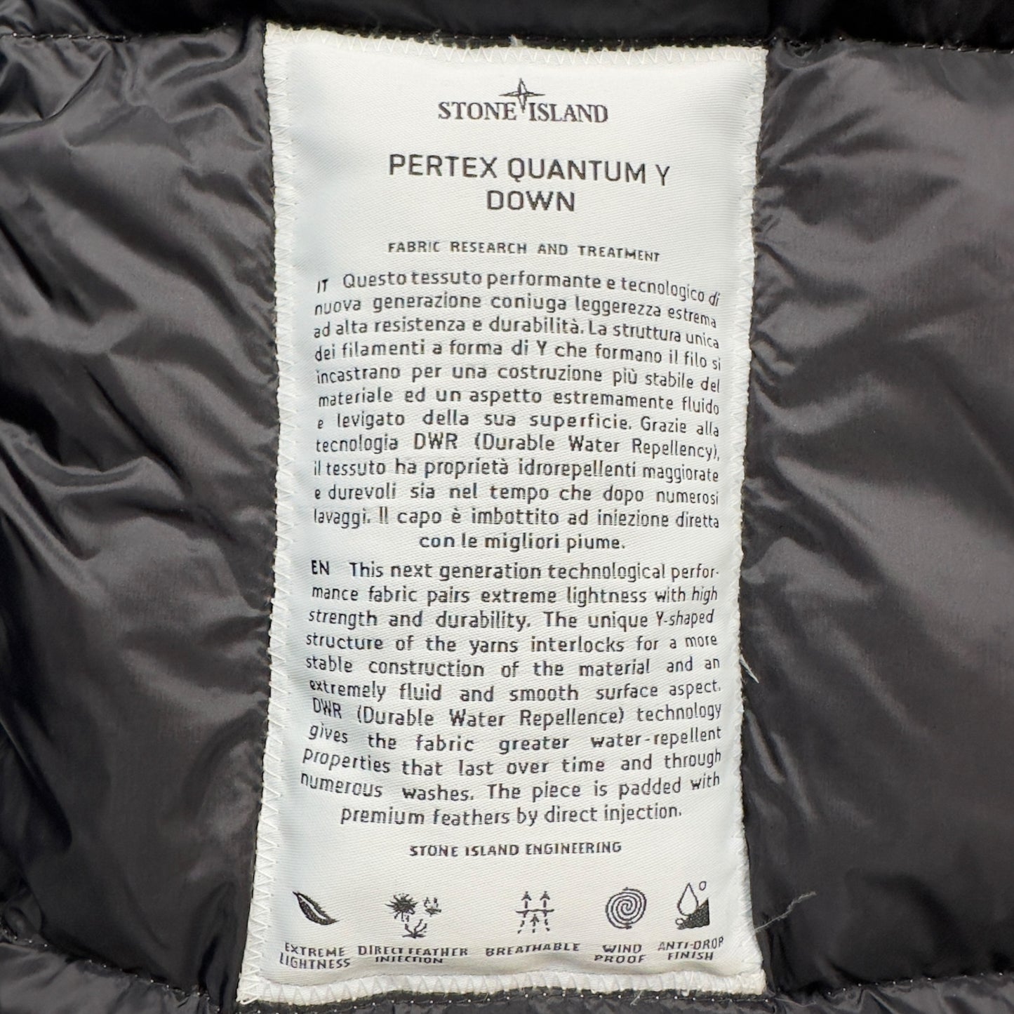 A/W 18 Stone Island Pertex Quantum Y Down Parka