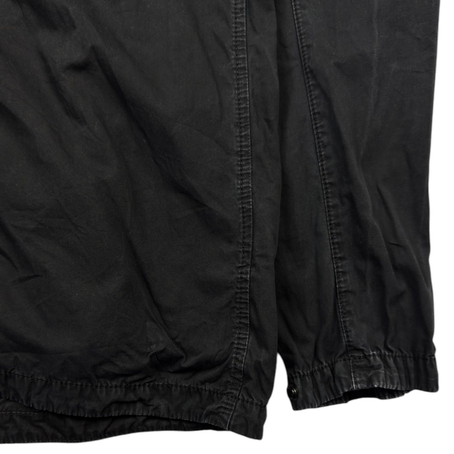 A/W 21 Stone Island Brushed Cotton Overshirt - Black