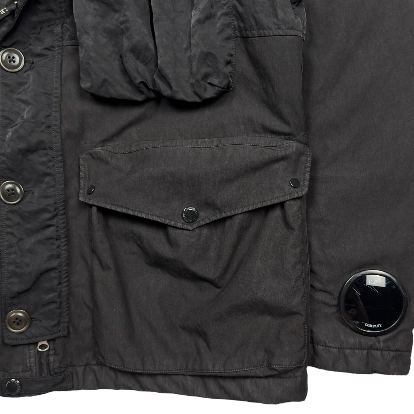 C.P. Company 50 Fili La Mille Goggle Jacket - Black