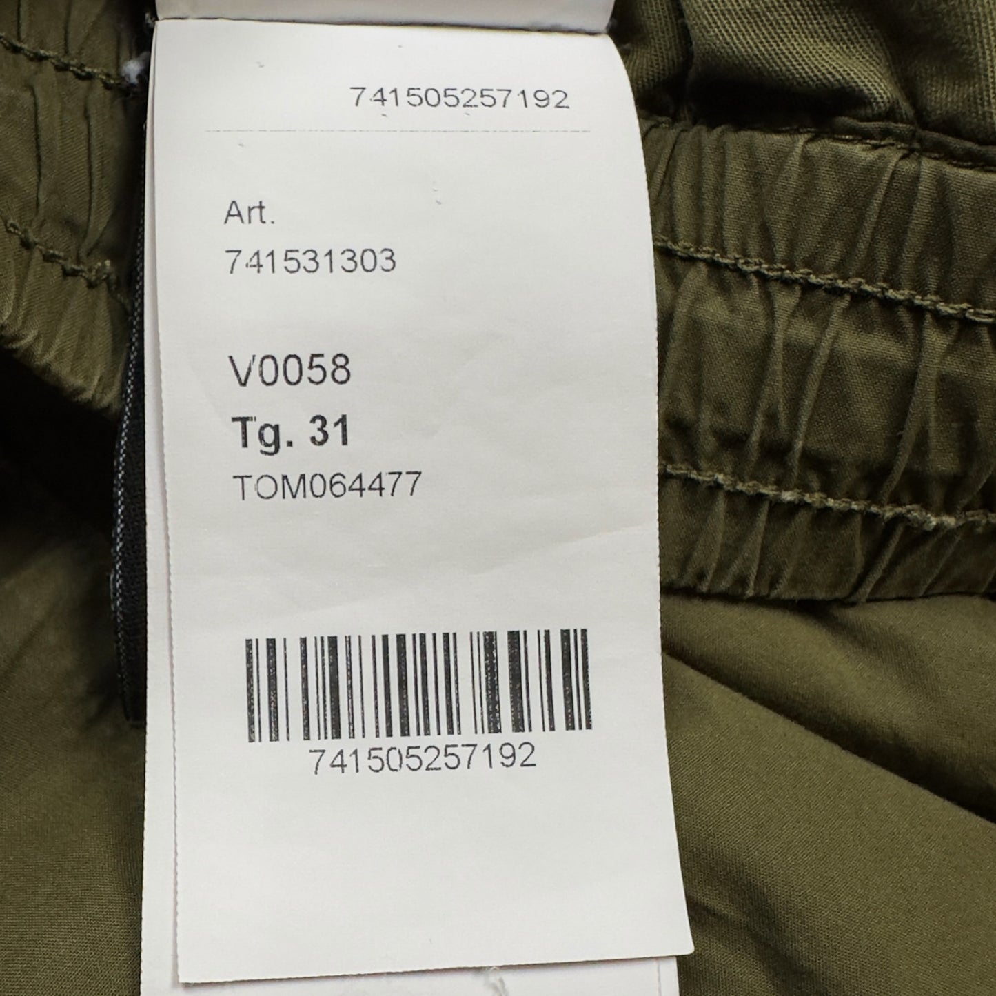 S/S 21 Stone Island Stretch Cotton Cargo Trousers 31 RE-T