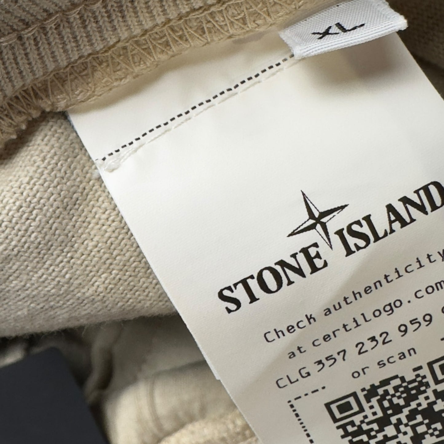 S/S 23 Stone Island Beige Ghost Joggers